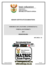 IsiNdebele FAL P1 May-June 2017 Memo.pdf